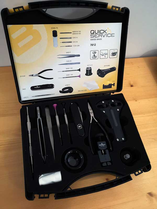 Bergeon 7812 Professional Grade Quick Service Watch Repair Kit in Carry  Case #55-699