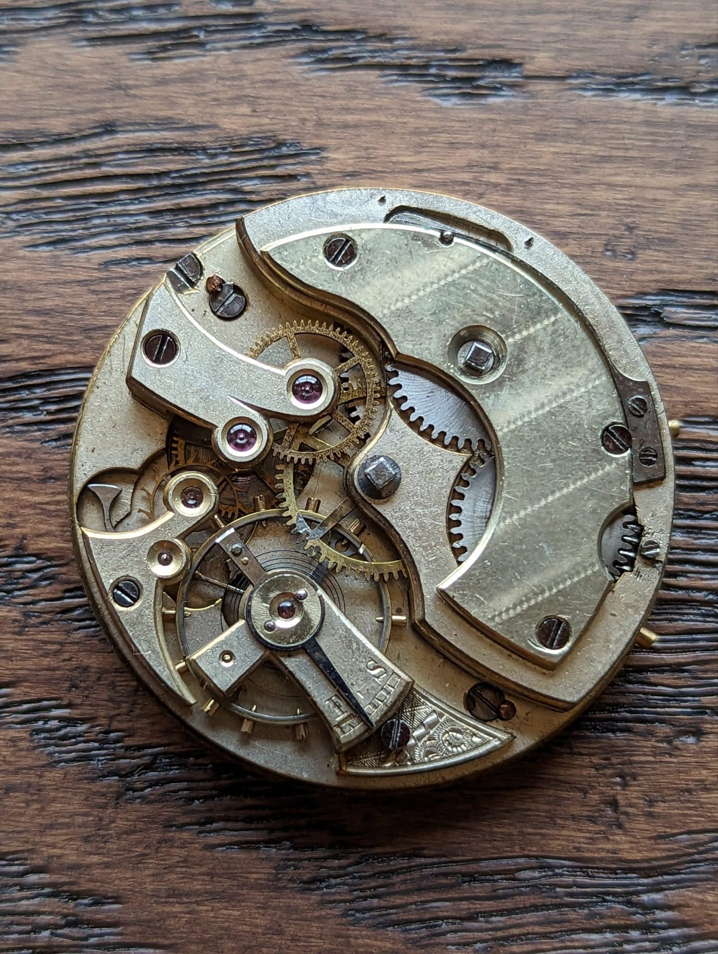 Anonymous, Possibly Longines Private Label Pocket Watch Movement ...