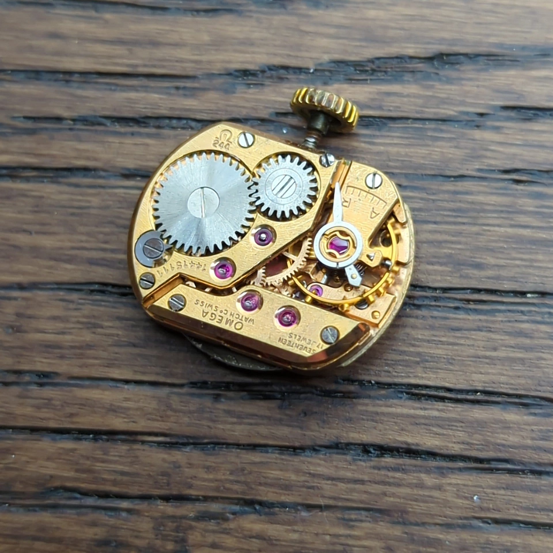 Omega Cal 244 Watch Movement Working Vintage Watch Parts