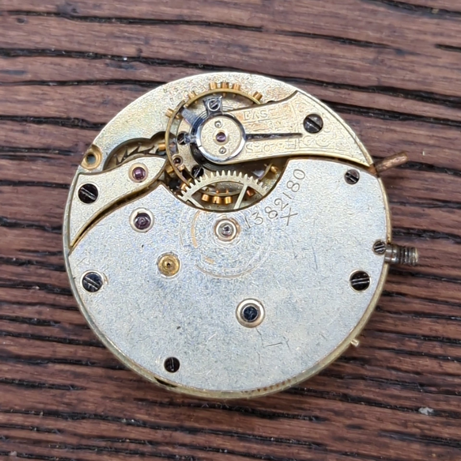 Early Longines Wrist Watch Movement B CO Vintage Watch Parts