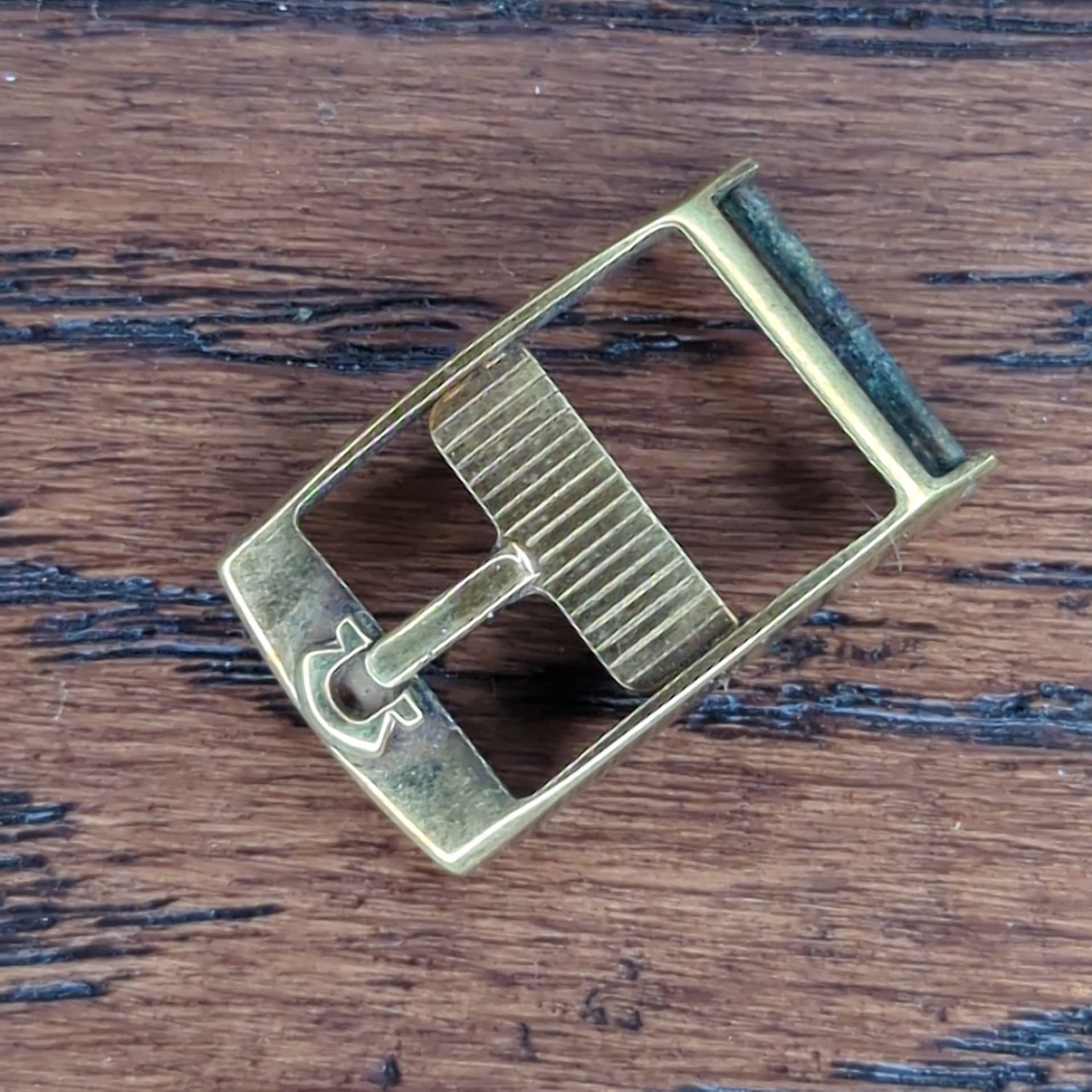 Omega Gold Plated Watch Buckle for 14mm Strap Vintage Watch Parts