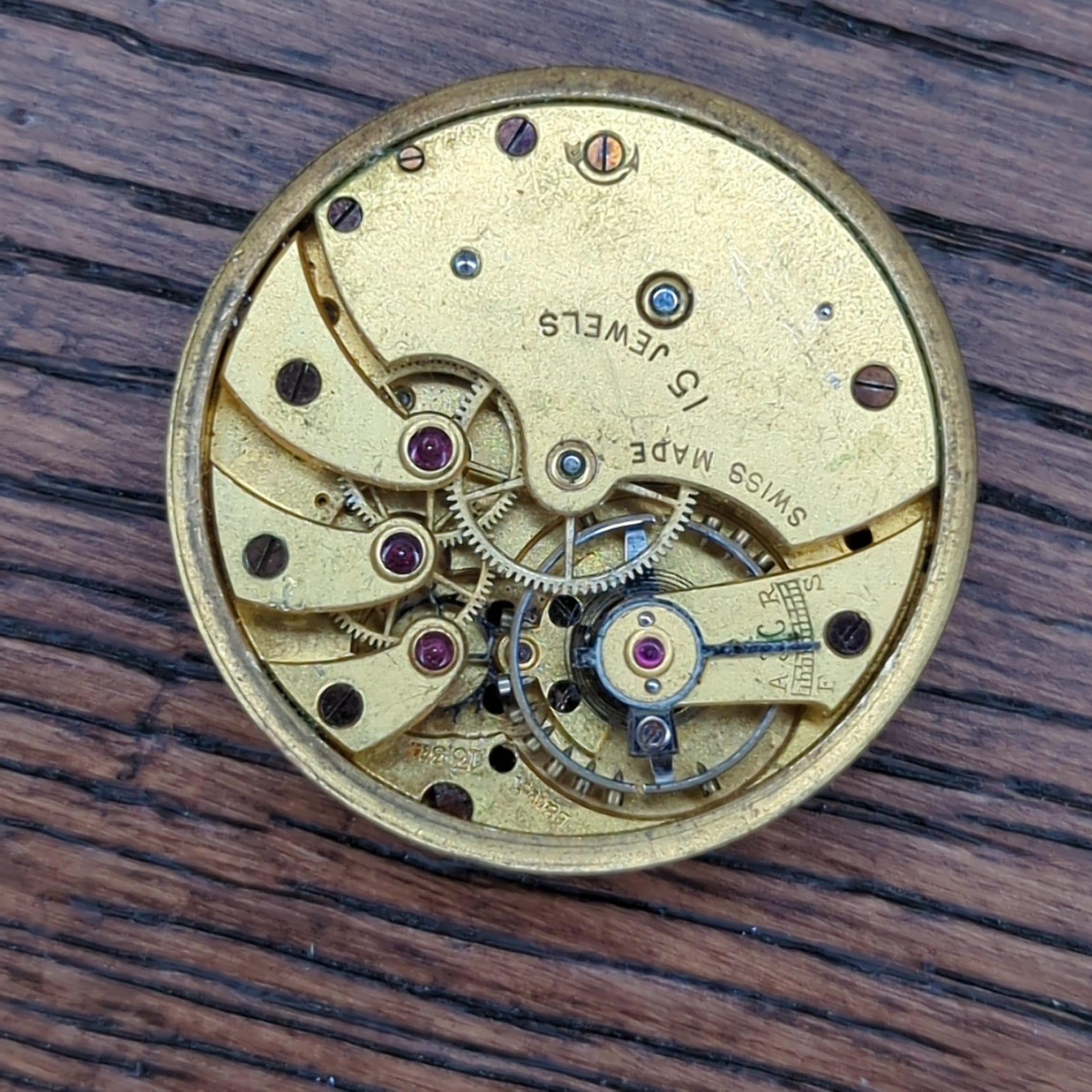 Longines 13.34 15 Jewels Borgel Watch Movement